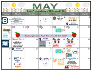 REVISED - May Activity Calendar 